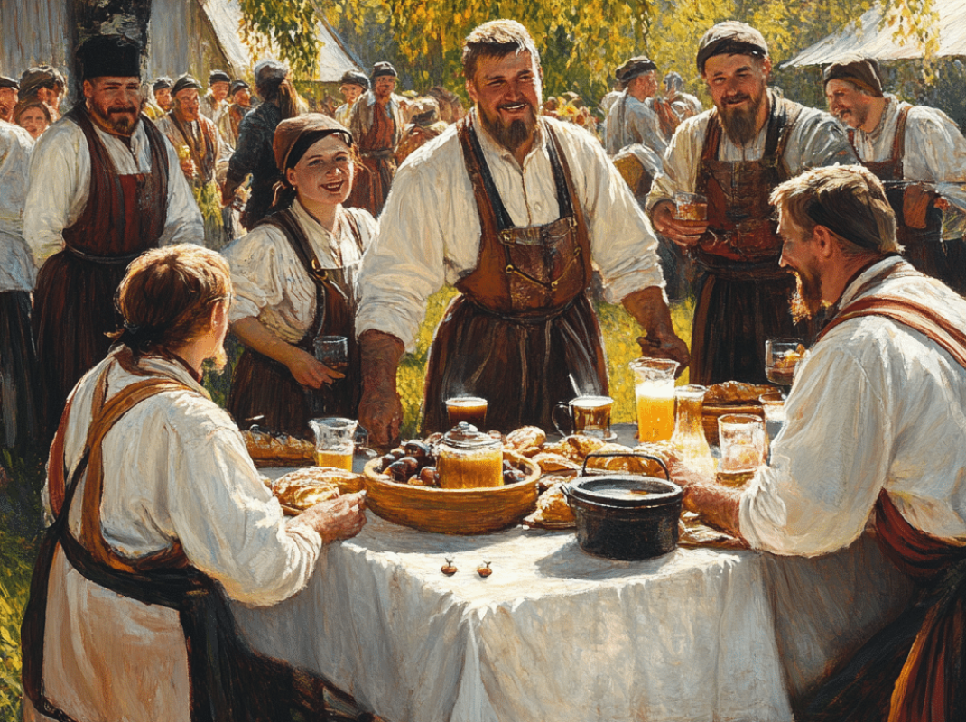 berlinkasl_A_vintage_Russian_celebration_scene_featuring_people_a515c437-13e9-4978-ae12-cd0e9e6dcd62